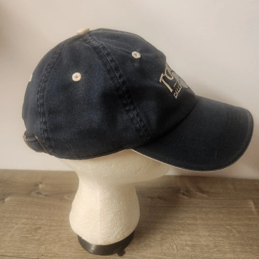 Tour 18 Golf Course Dallas Texas Strapback Blue Baseball Cap Hat W/ Ball Marker